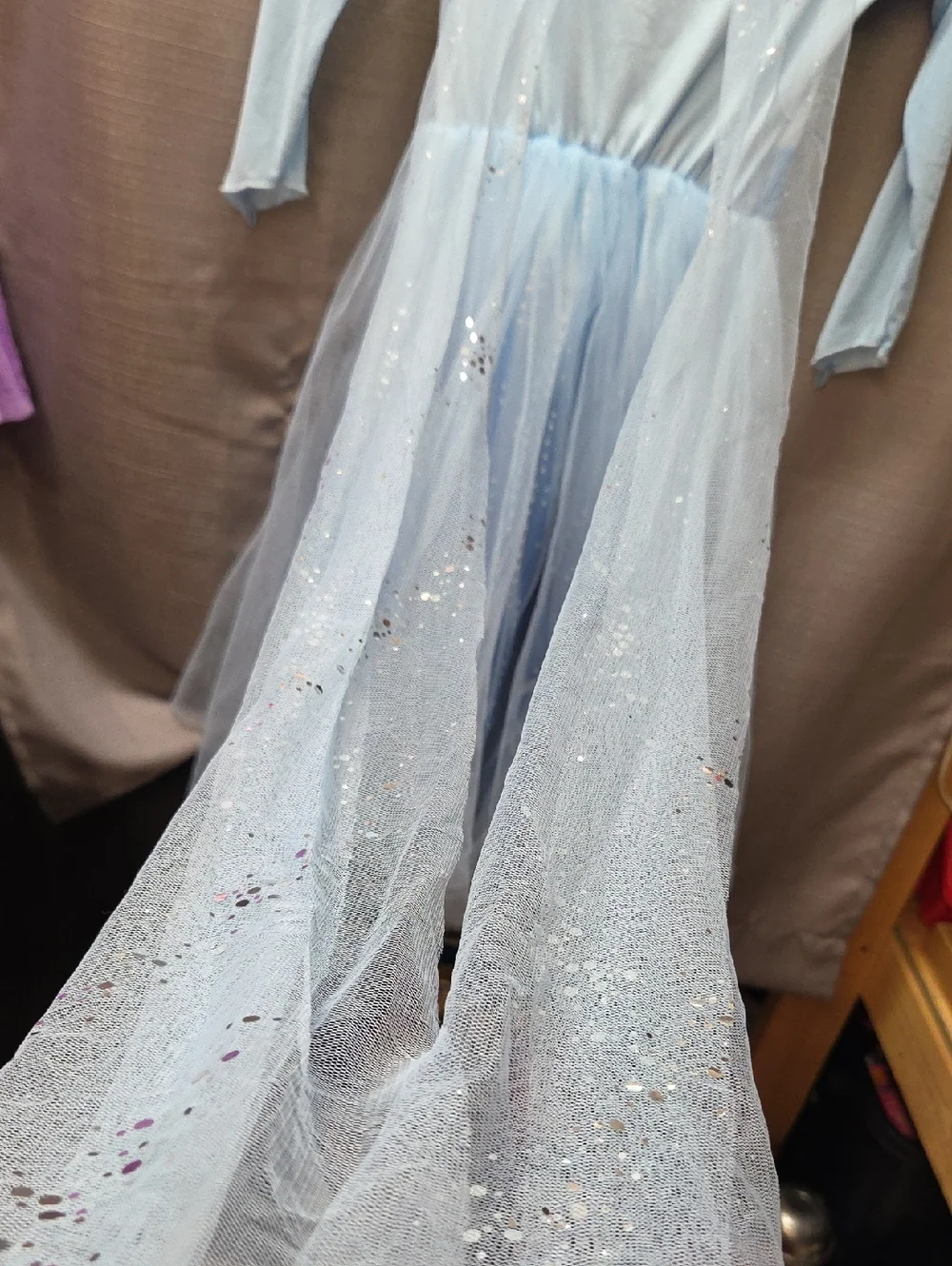 Girl’s Frozen’s Elsa‎ Ice Queen Costume Dress Princess Sz 140 CM, US 10